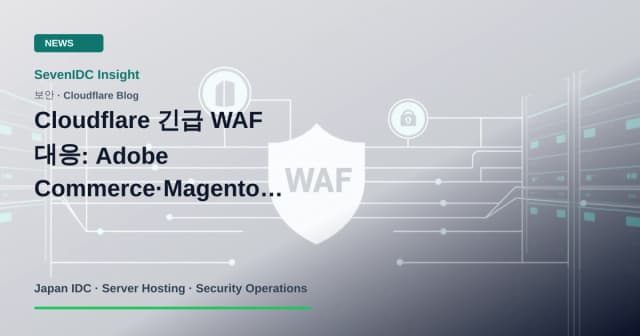 Cloudflare WAF, Adobe Commerce, Magento Open Source 관련 기술 이미지