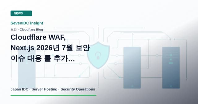 Cloudflare WAF, Next.js, CVE-2026-64641 관련 기술 이미지