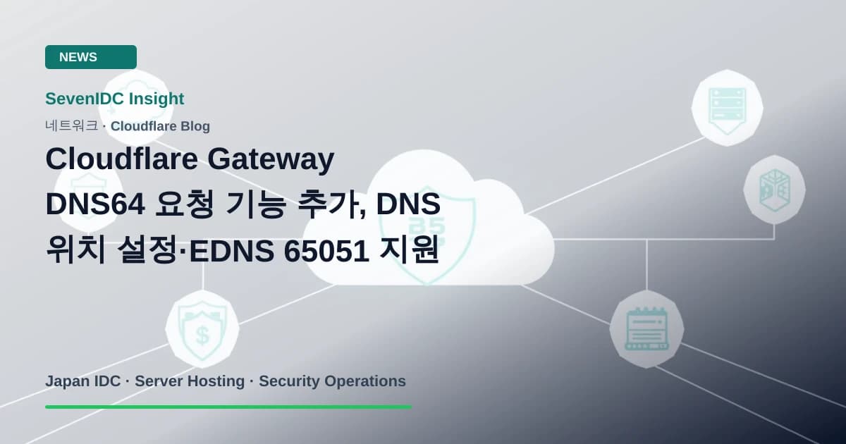 Cloudflare Gateway, Cloudflare One, DNS64 관련 기술 이미지