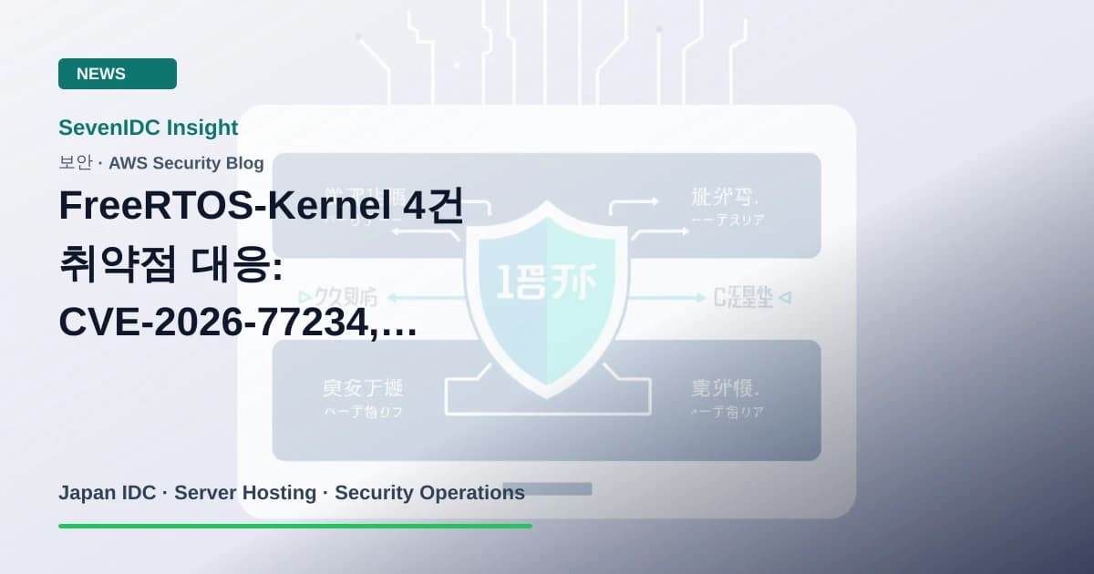FreeRTOS-Kernel, CVE-2026-77234, CVE-2026-77235 관련 기술 이미지