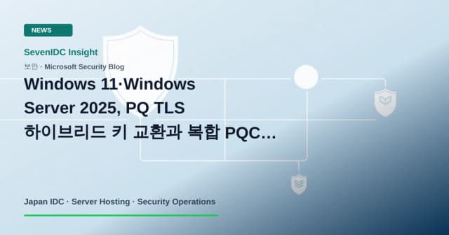 Microsoft, Windows 11, Windows Server 2025 관련 기술 이미지