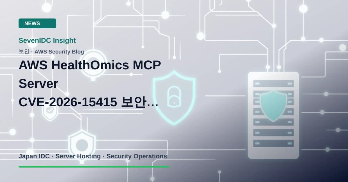 AWS HealthOmics MCP Server, aws-healthomics-mcp-server, CVE-2026-15415 관련 기술 이미지