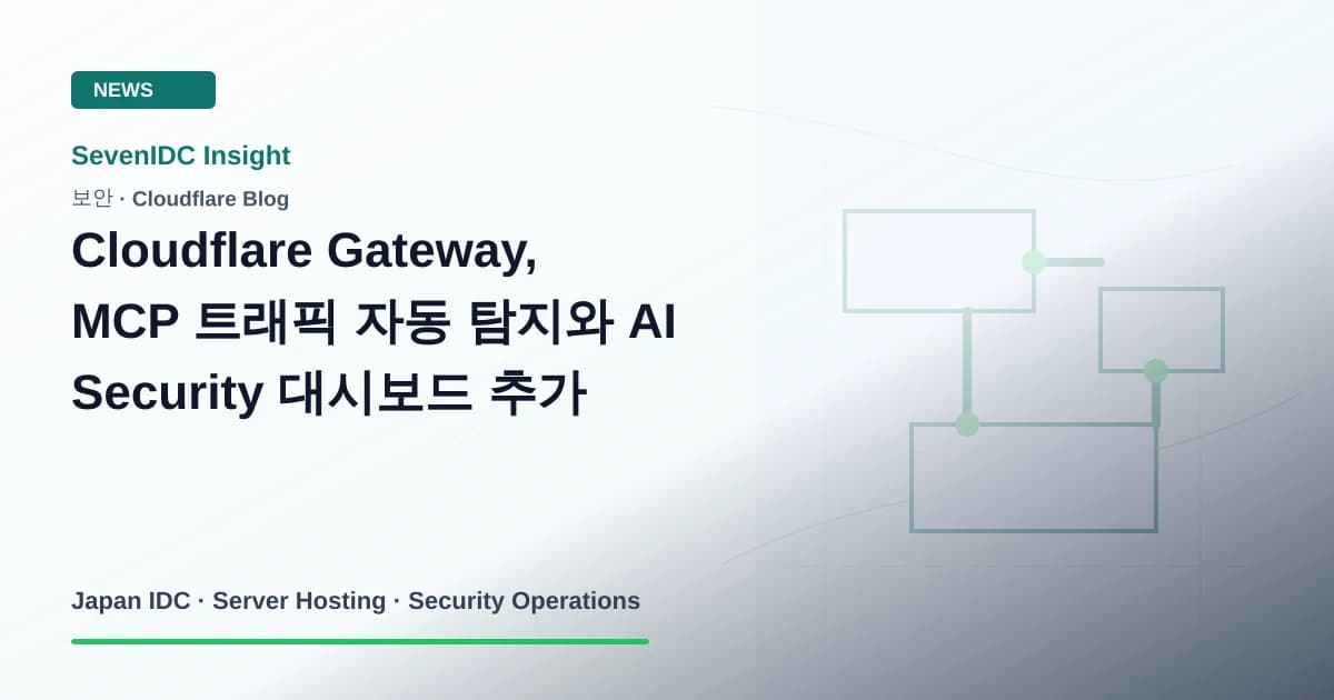 Cloudflare Gateway, Cloudflare One, MCP 관련 기술 이미지