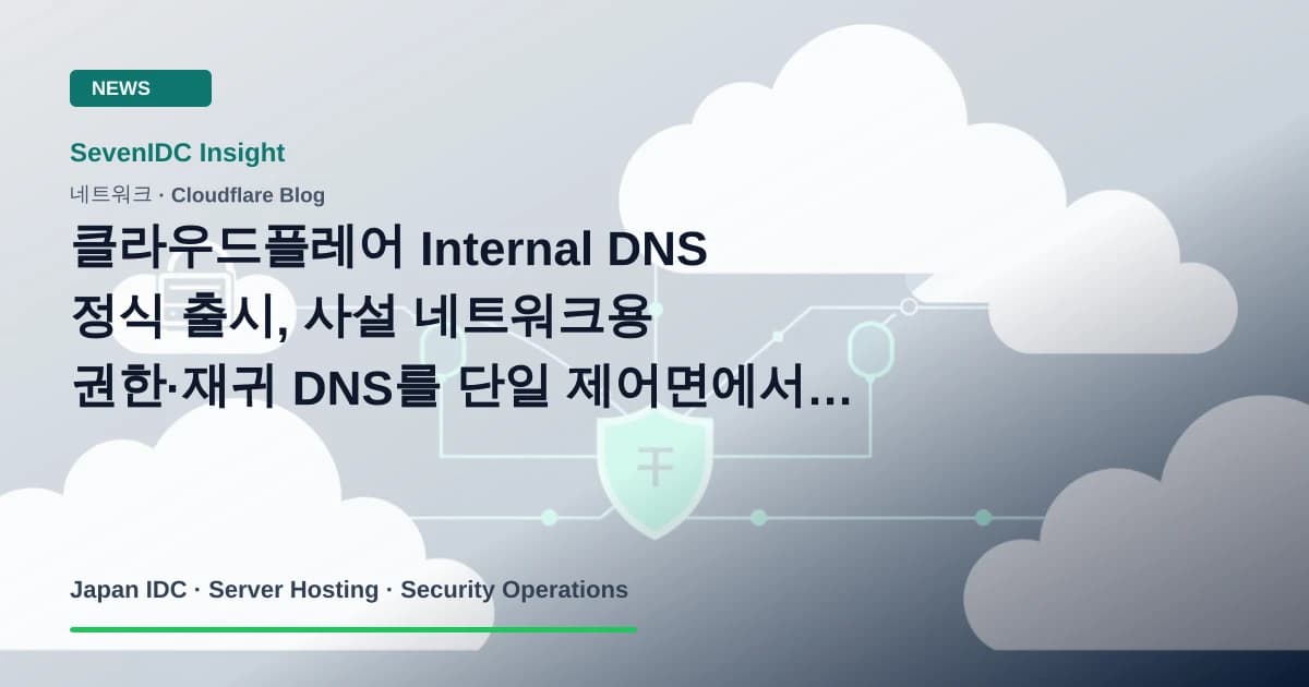 Cloudflare, Internal DNS, Gateway 관련 기술 이미지