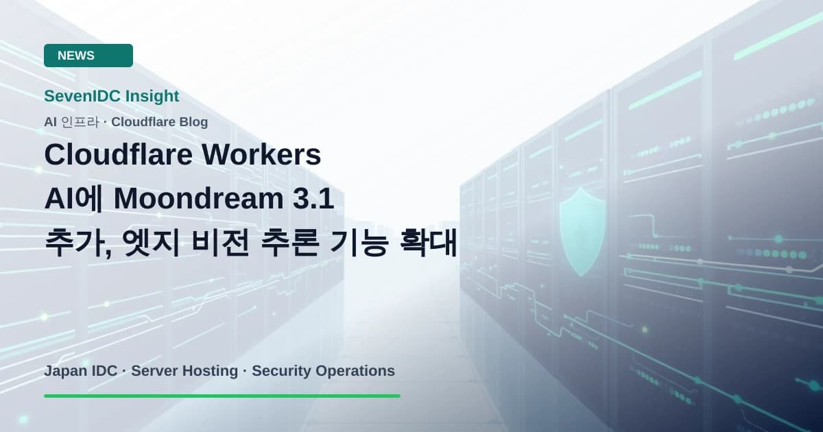 Cloudflare Workers AI, Moondream 3.1, 비전 언어 모델 관련 기술 이미지